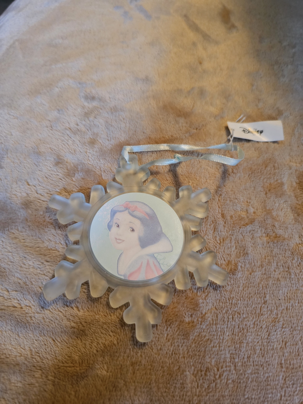Disney Snowflake Ornament Featuring Snow White - Frosted Clear‎
